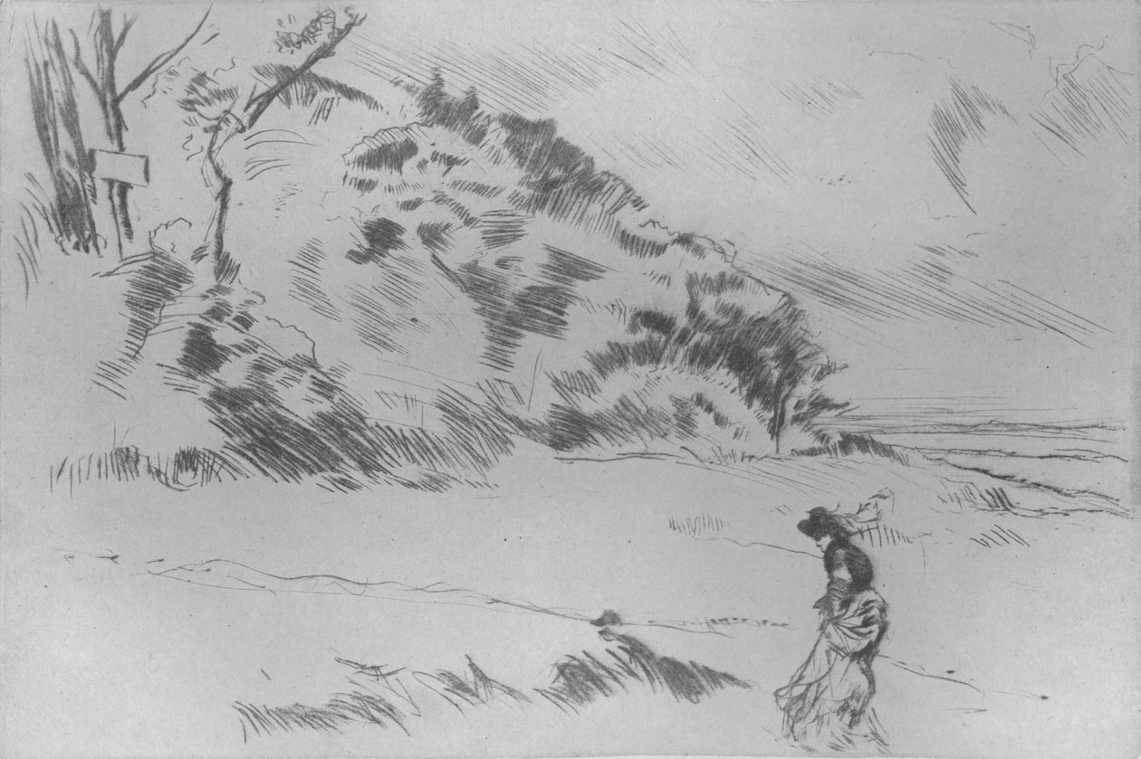 Speke Shore, 1875, 1904 alkotó: James Abbott McNeill Whistler
