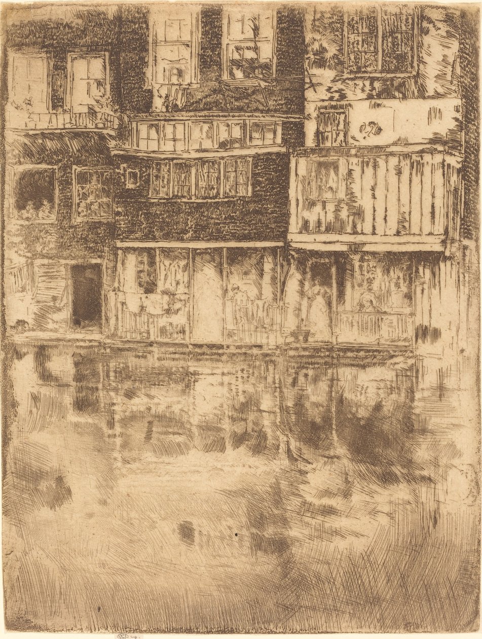 Square House, Amszterdam, 1889. alkotó: James Abbott McNeill Whistler