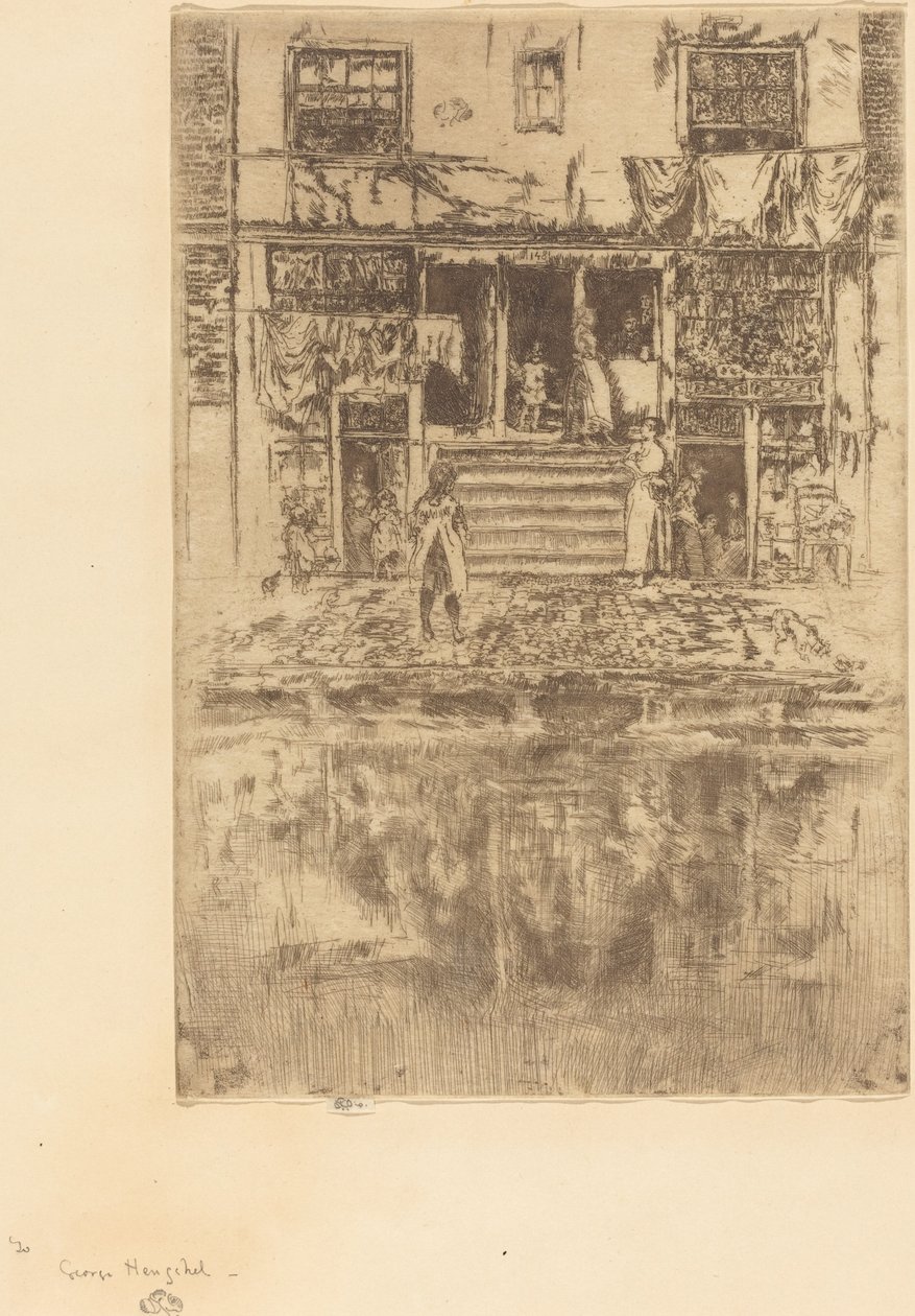 Steps, Amszterdam, 1889. alkotó: James Abbott McNeill Whistler