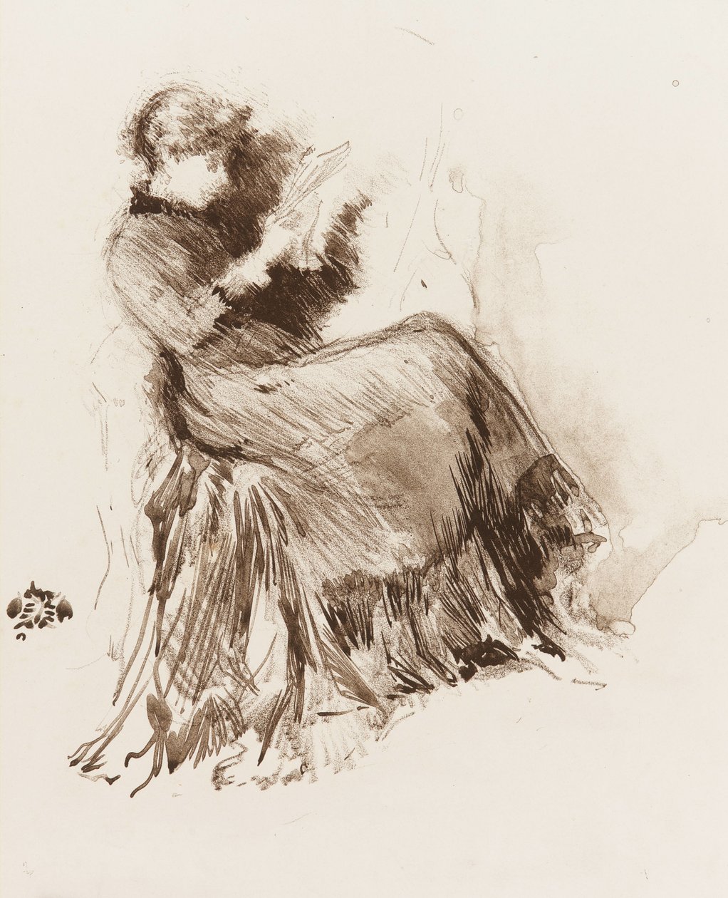 Tanulmány, 1878. alkotó: James Abbott McNeill Whistler