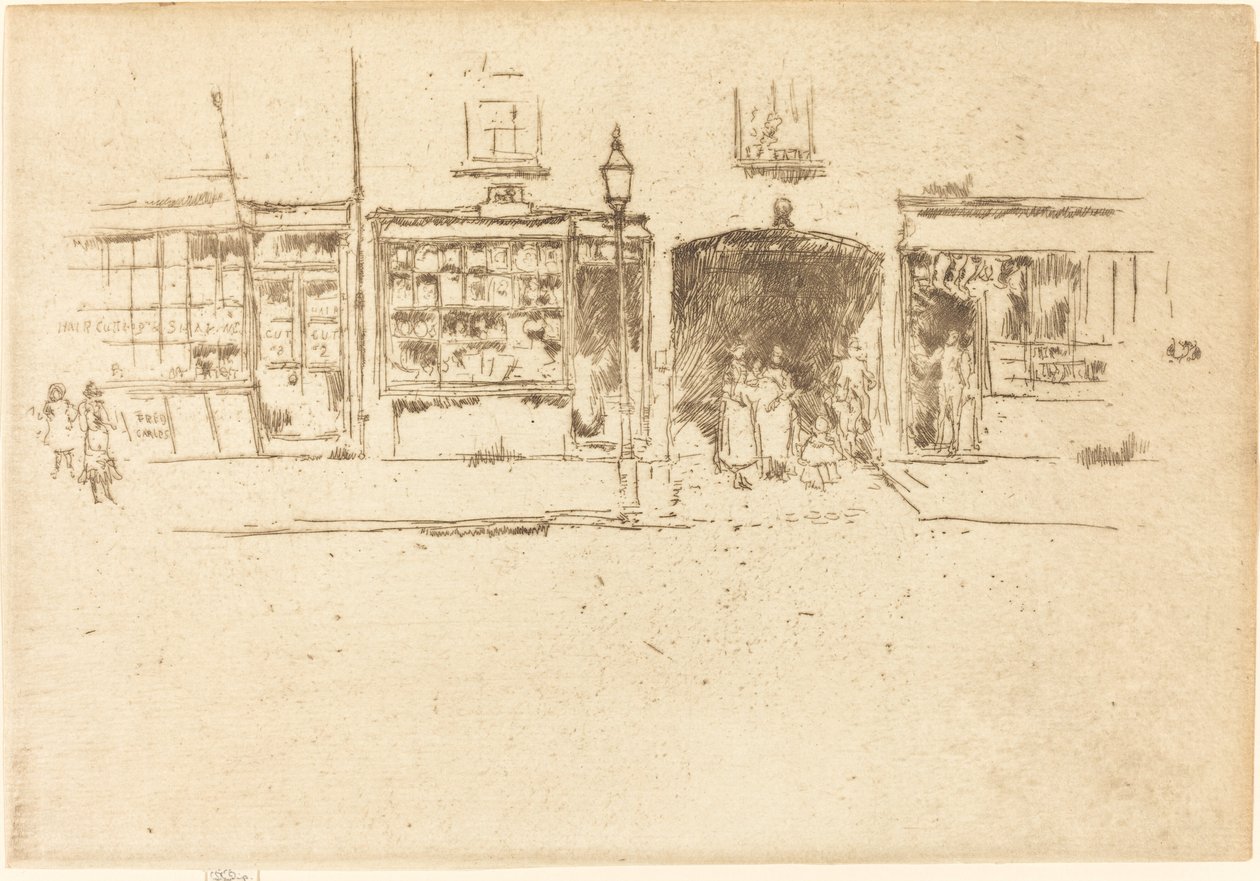 A Borbély c. 18861888. alkotó: James Abbott McNeill Whistler