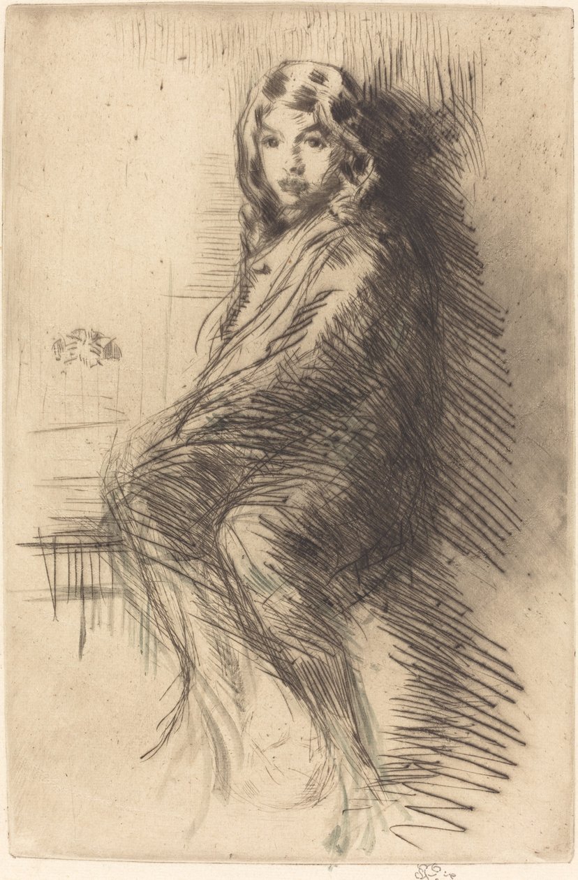 A fiú, c. 18731875. alkotó: James Abbott McNeill Whistler