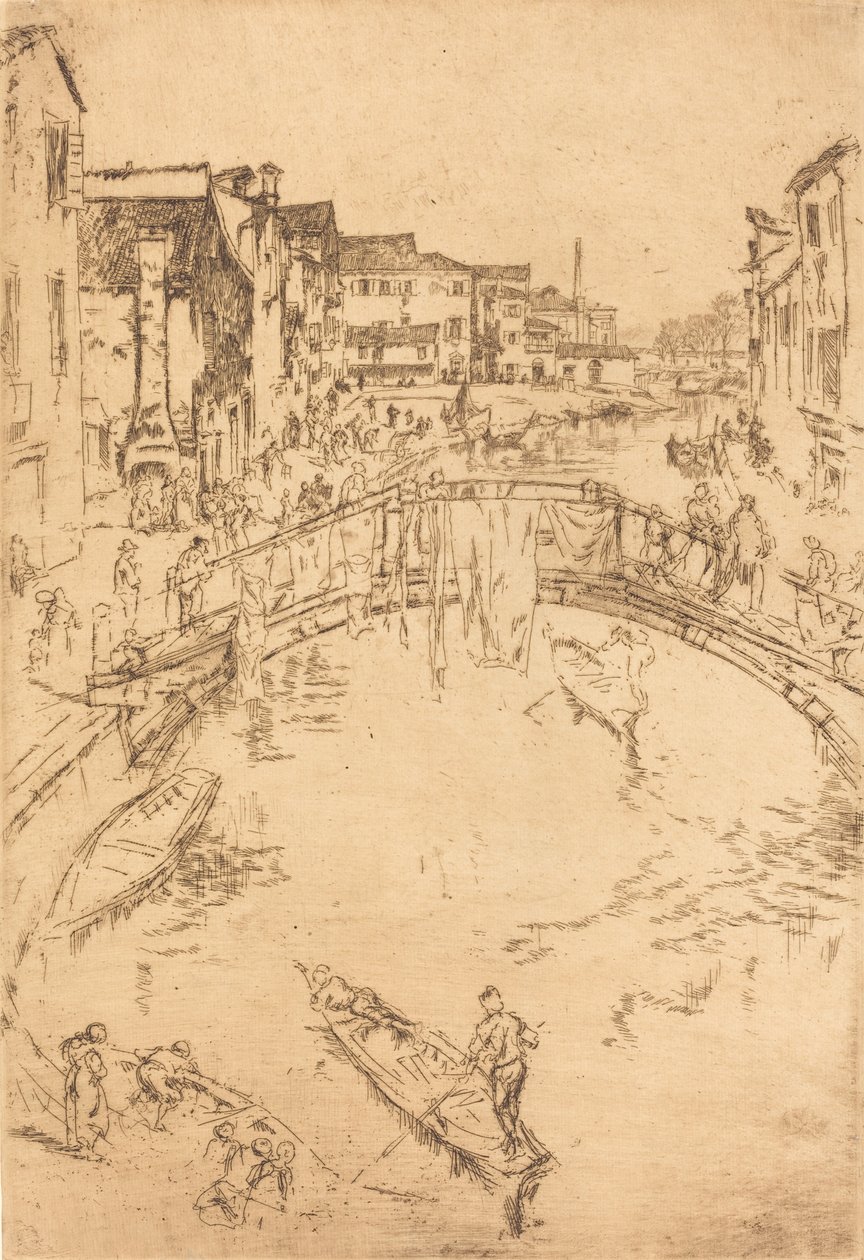 A híd, 18791880. alkotó: James Abbott McNeill Whistler