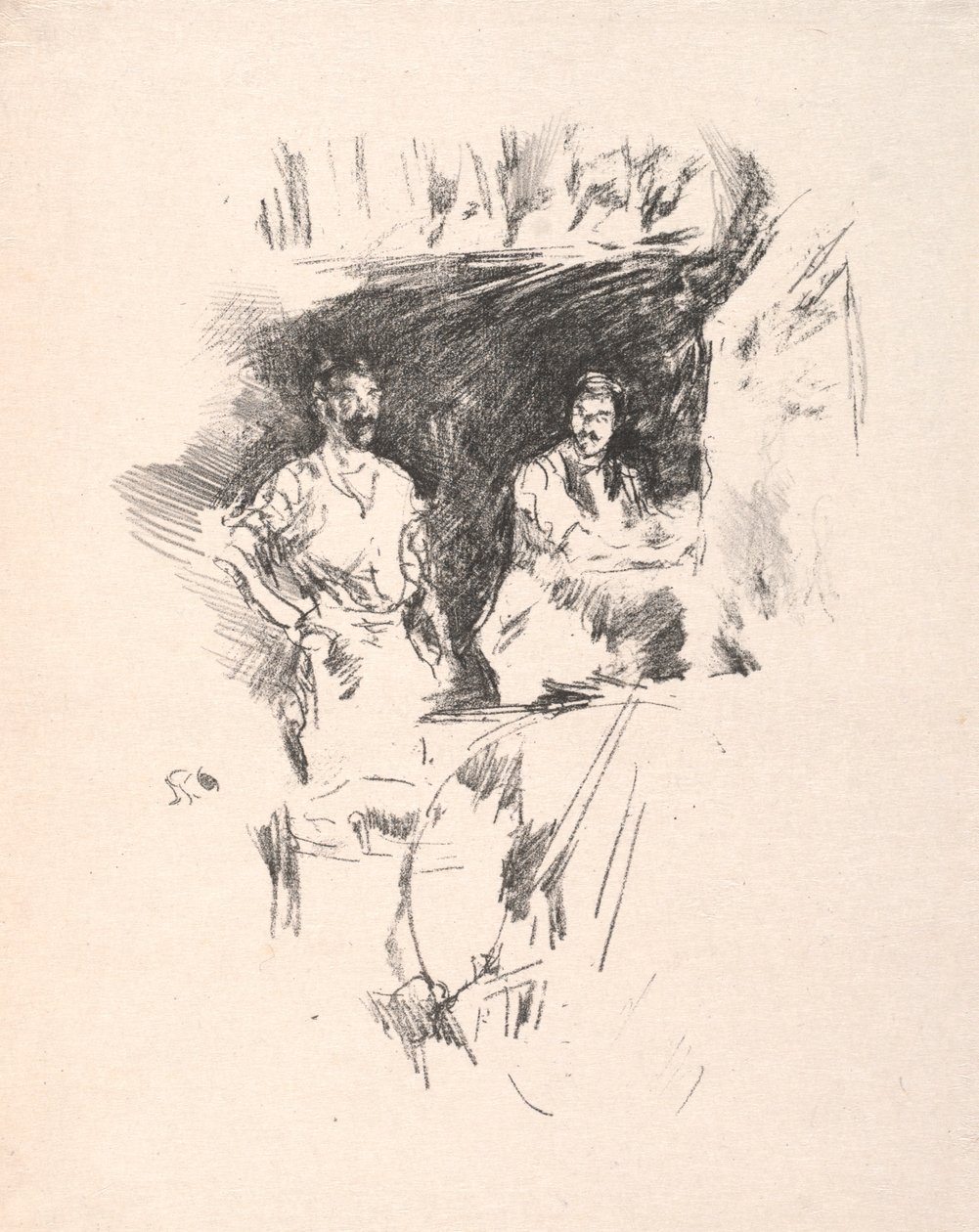 A testvérek, 1895. alkotó: James Abbott McNeill Whistler