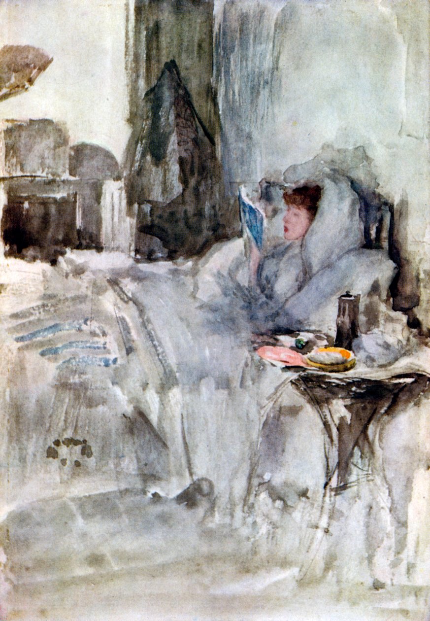 A lábadozó, 19. század, 1933 alkotó: James Abbott McNeill Whistler