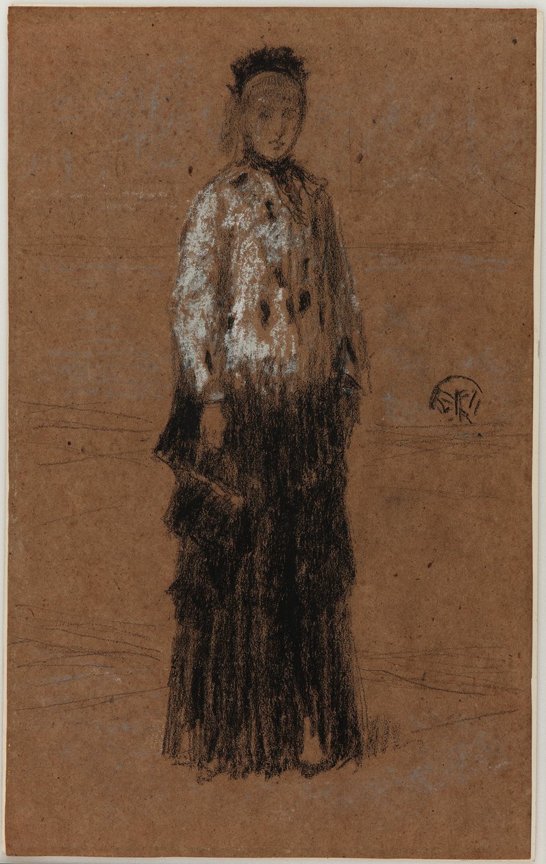A hermelinkabát, 1870-1873. alkotó: James Abbott McNeill Whistler