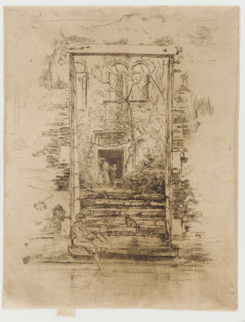 A kert, 1879-1880. alkotó: James Abbott McNeill Whistler