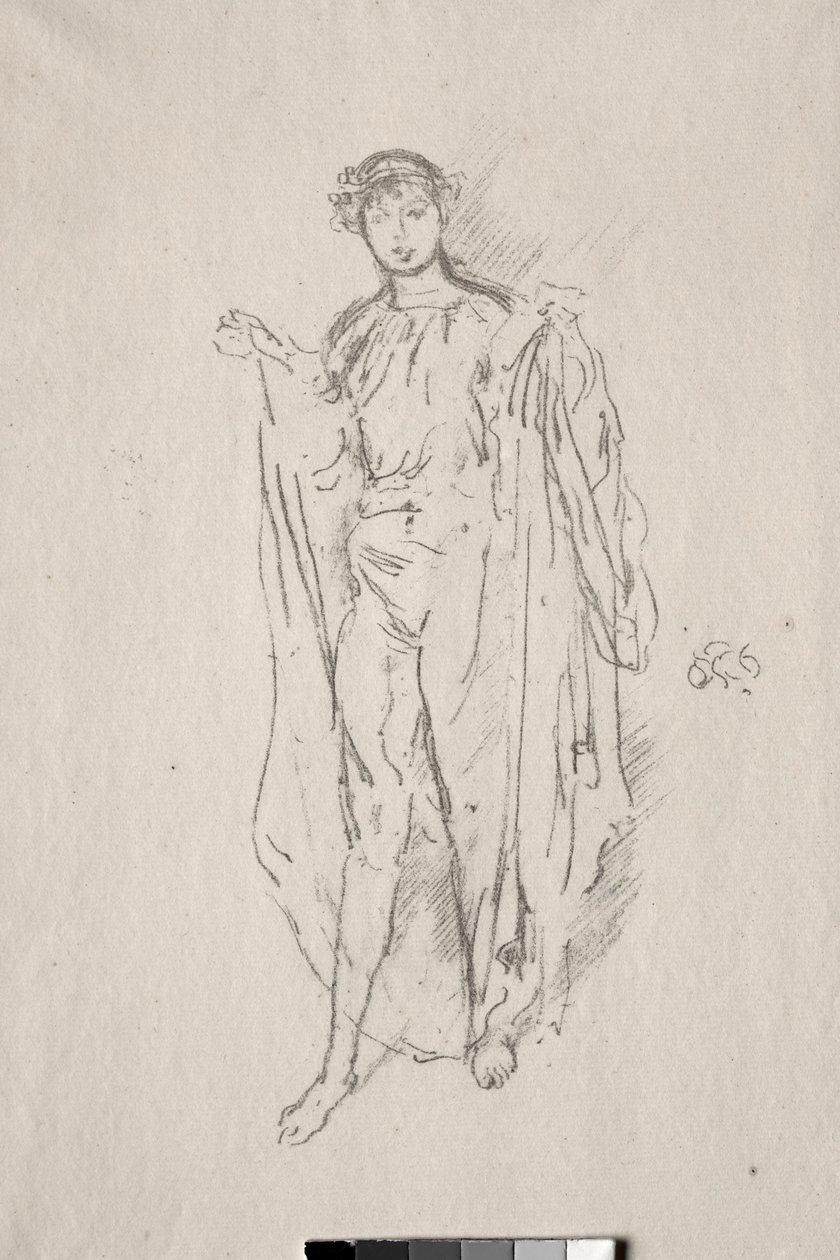 A lány. alkotó: James Abbott McNeill Whistler