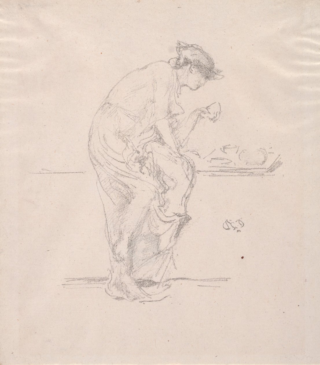 A horoszkóp, 1890. alkotó: James Abbott McNeill Whistler