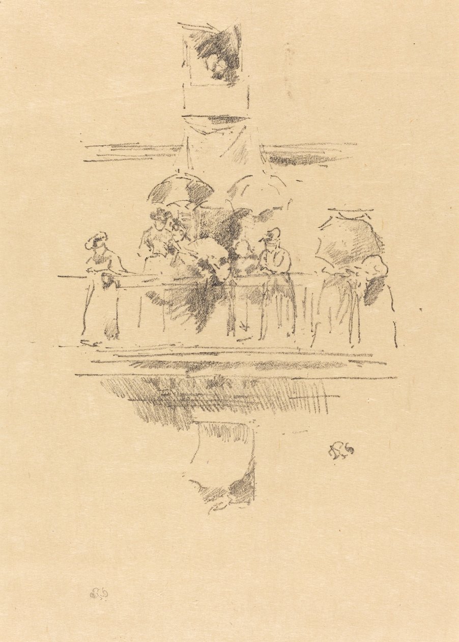 A kis erkély, 1894. alkotó: James Abbott McNeill Whistler