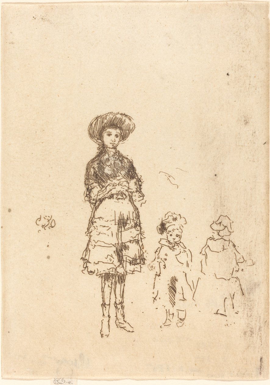 A kis dajka c. 18861888. alkotó: James Abbott McNeill Whistler