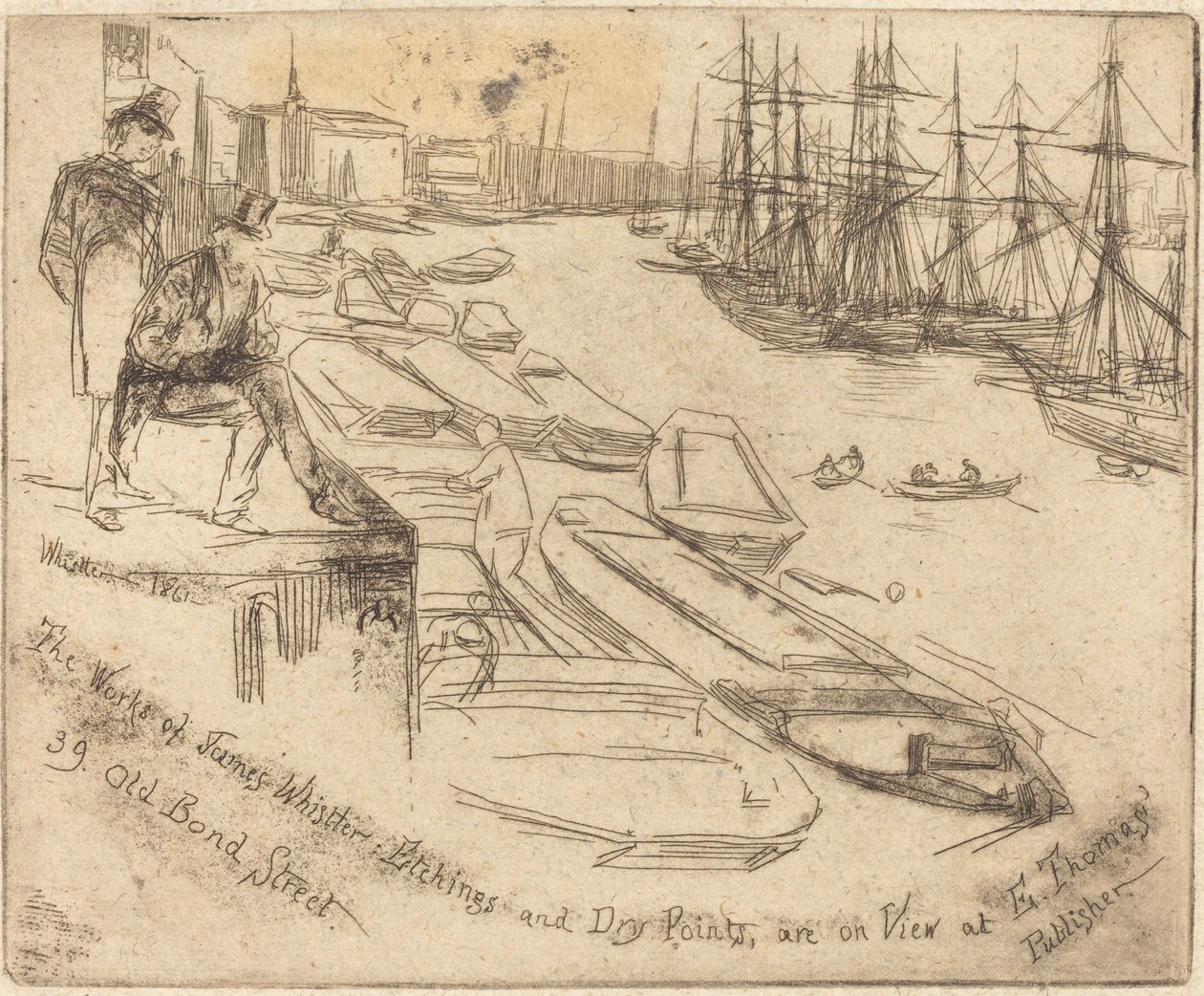A kis medence, 1861. alkotó: James Abbott McNeill Whistler