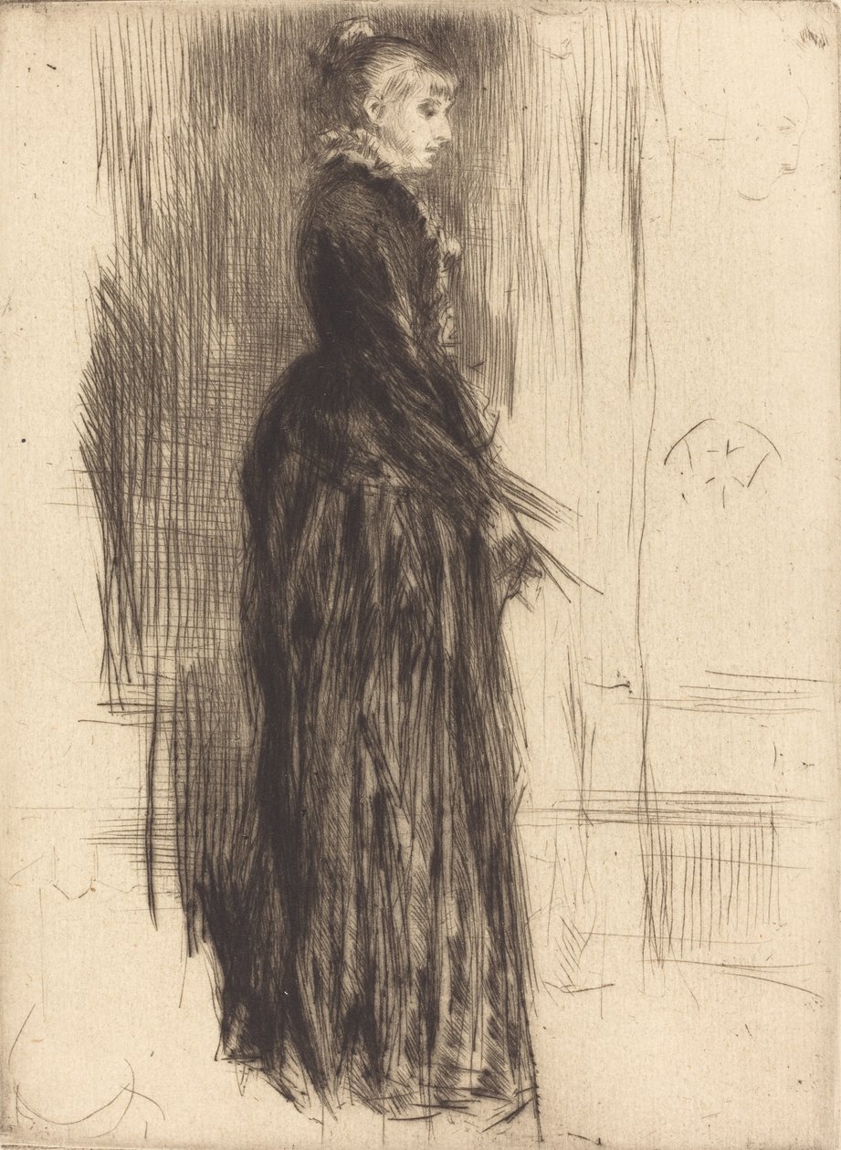 A kis bársonyruha, 1873. alkotó: James Abbott McNeill Whistler