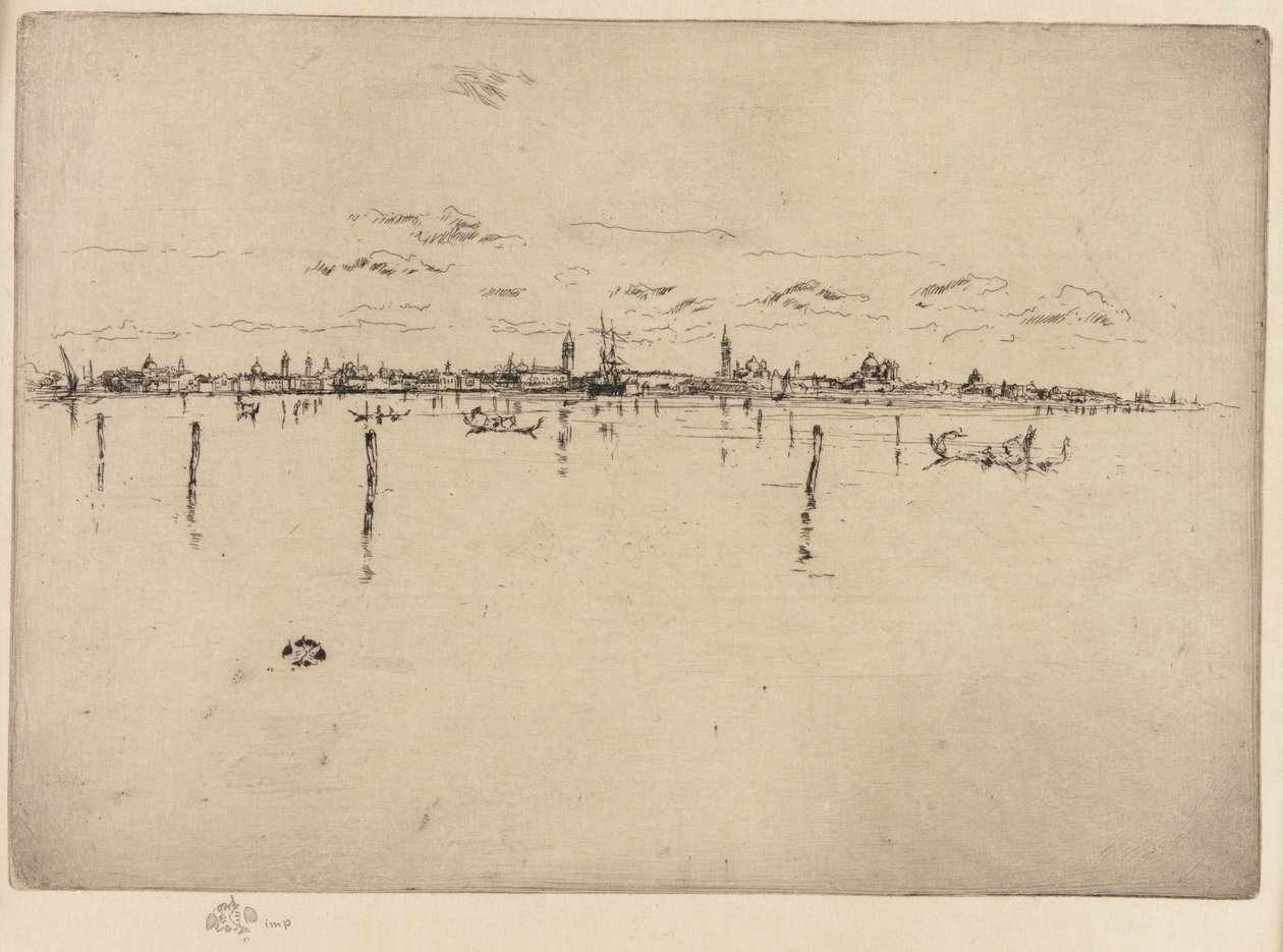 A kis Velence, 1879-1880. alkotó: James Abbott McNeill Whistler
