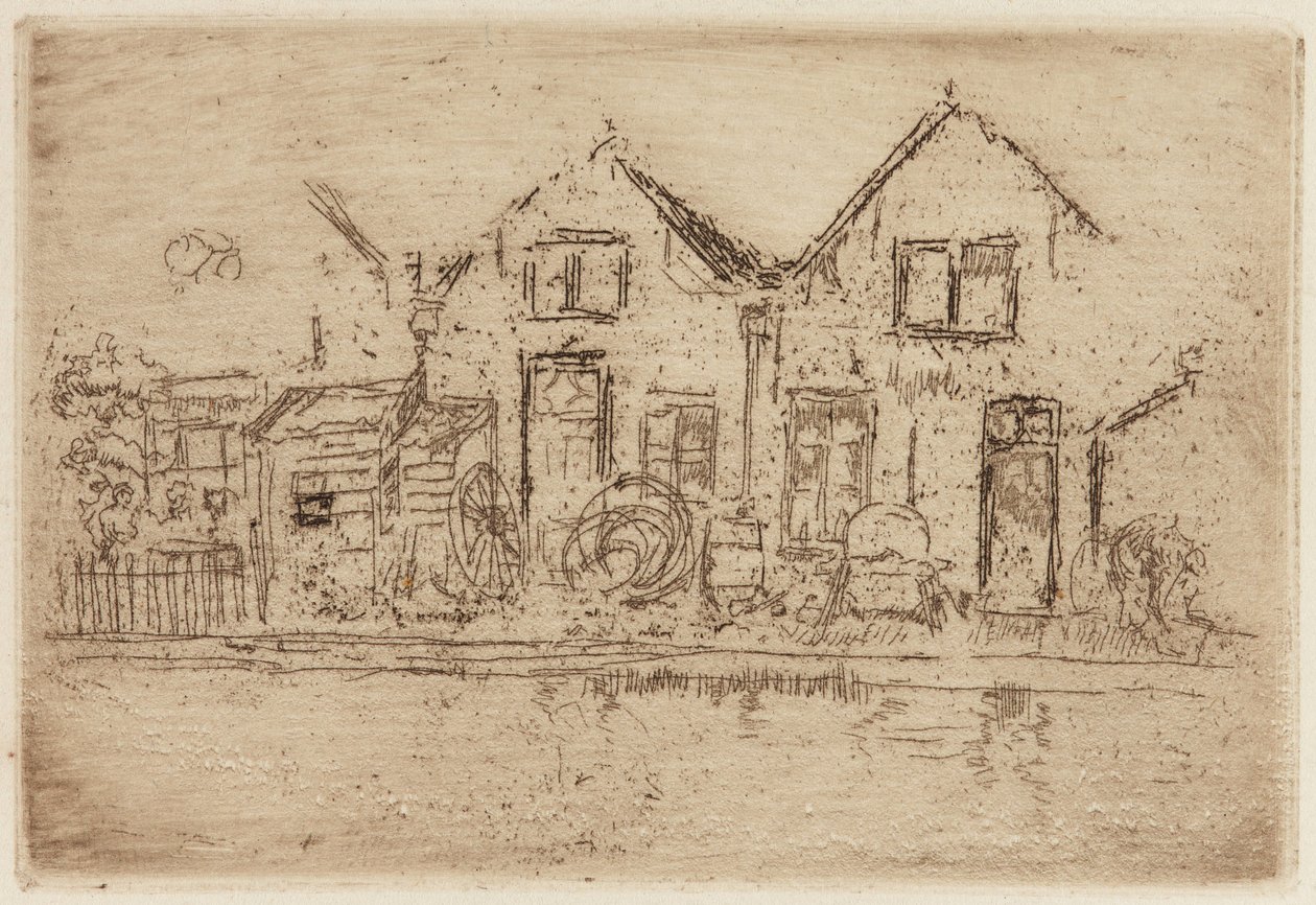 A kis kerékgyártó, 1884. alkotó: James Abbott McNeill Whistler