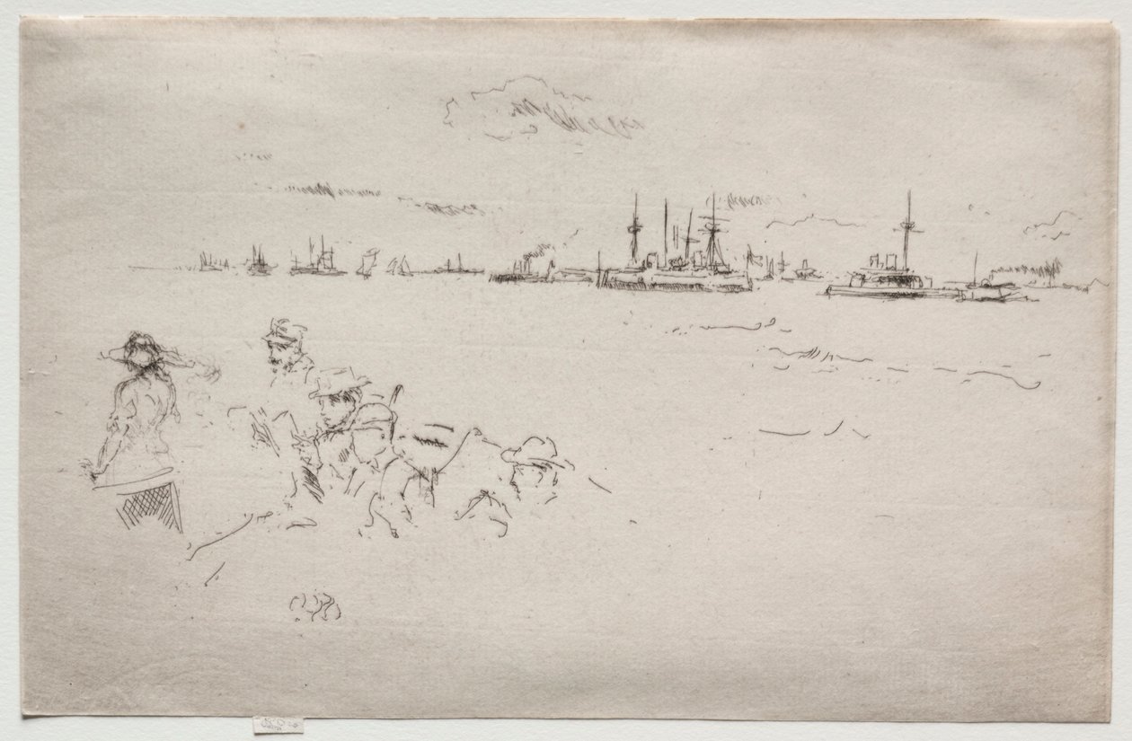A monitorok. alkotó: James Abbott McNeill Whistler