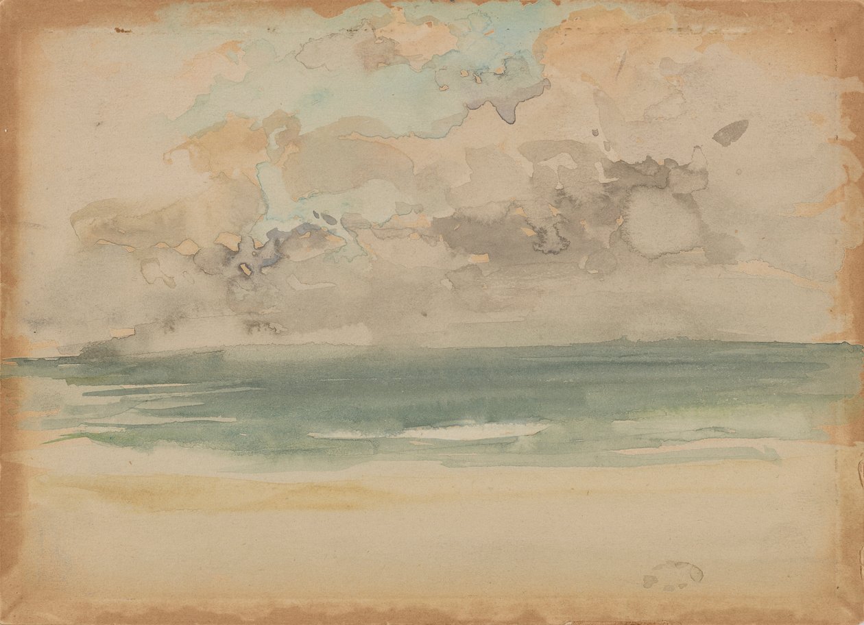 Az óceán hulláma, 1883-1884. alkotó: James Abbott McNeill Whistler