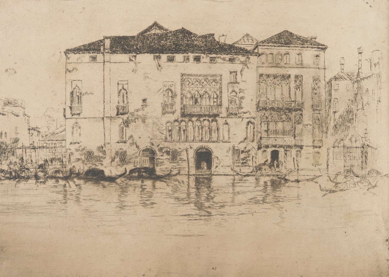 A paloták, 1879-1880. alkotó: James Abbott McNeill Whistler