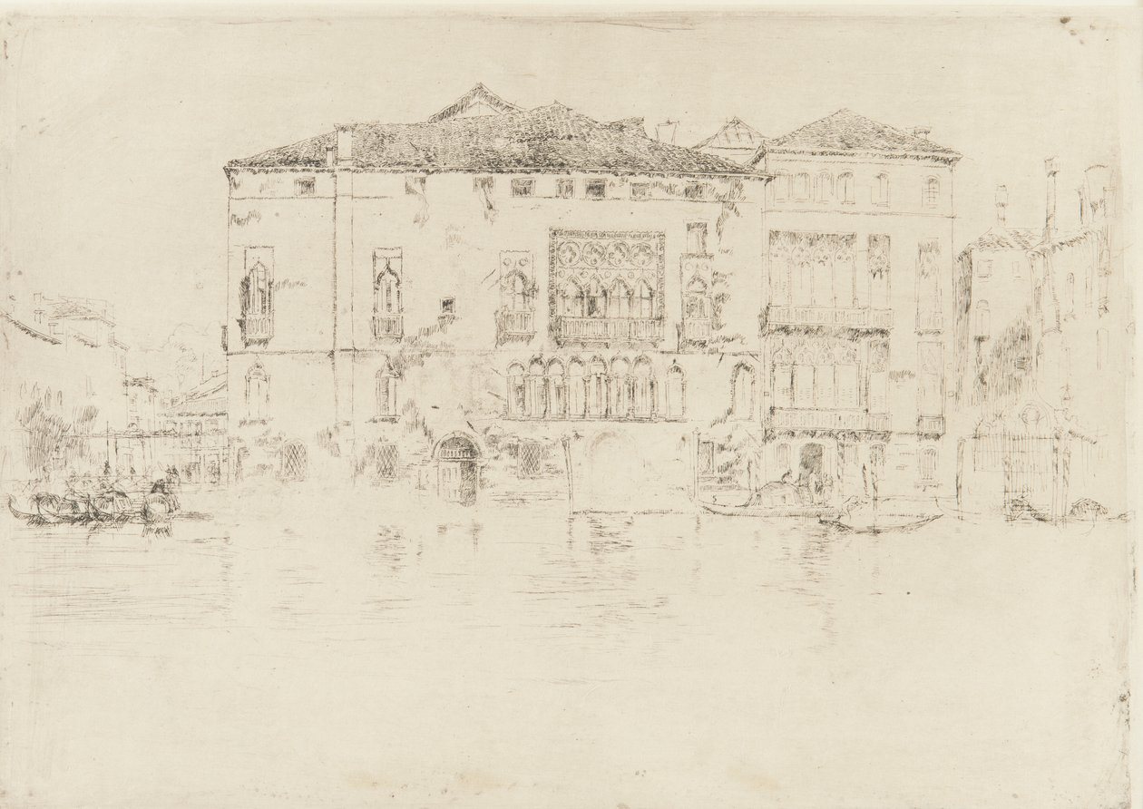A paloták, 1879-1880. alkotó: James Abbott McNeill Whistler
