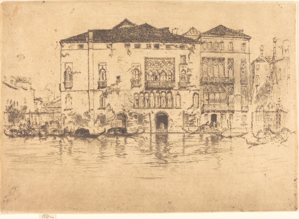 A paloták, 1880. alkotó: James Abbott McNeill Whistler