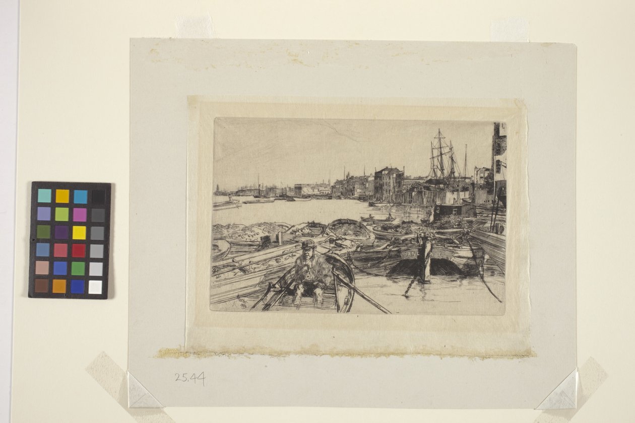 A medence (rézkarc) alkotó: James Abbott McNeill Whistler