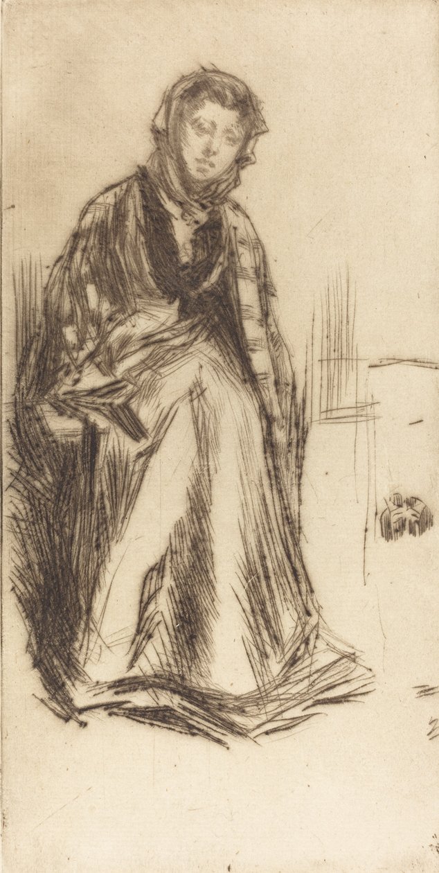 A skót özvegy, 1875. alkotó: James Abbott McNeill Whistler