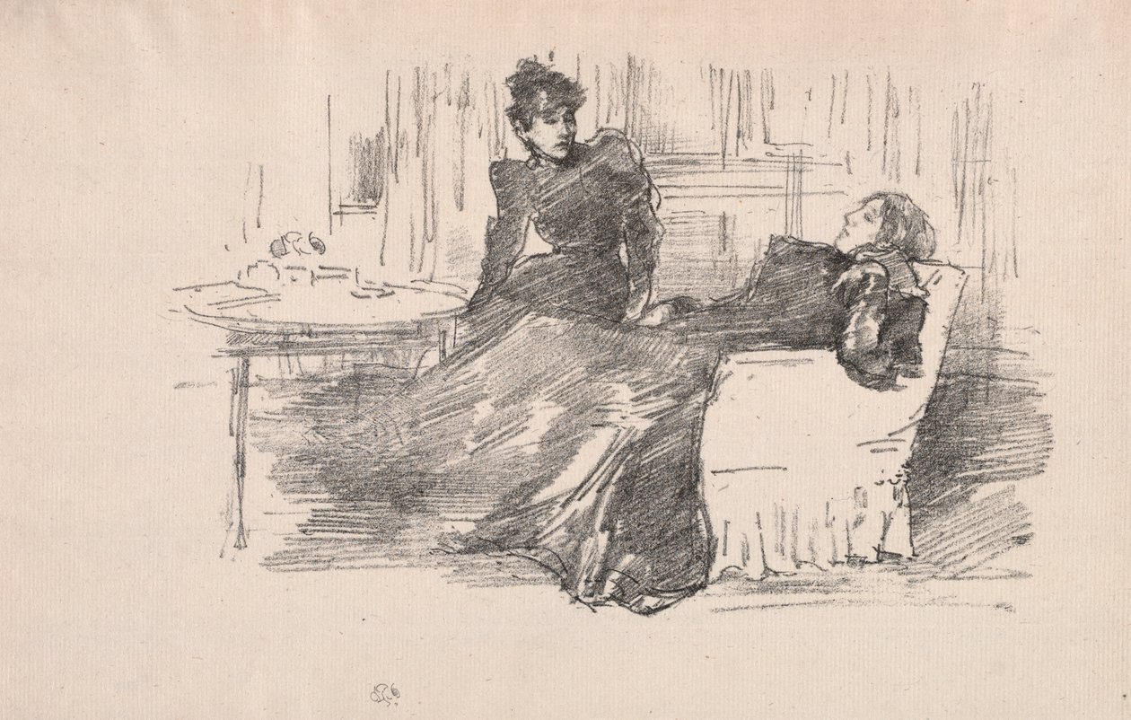 A nővérek, 1894. alkotó: James Abbott McNeill Whistler