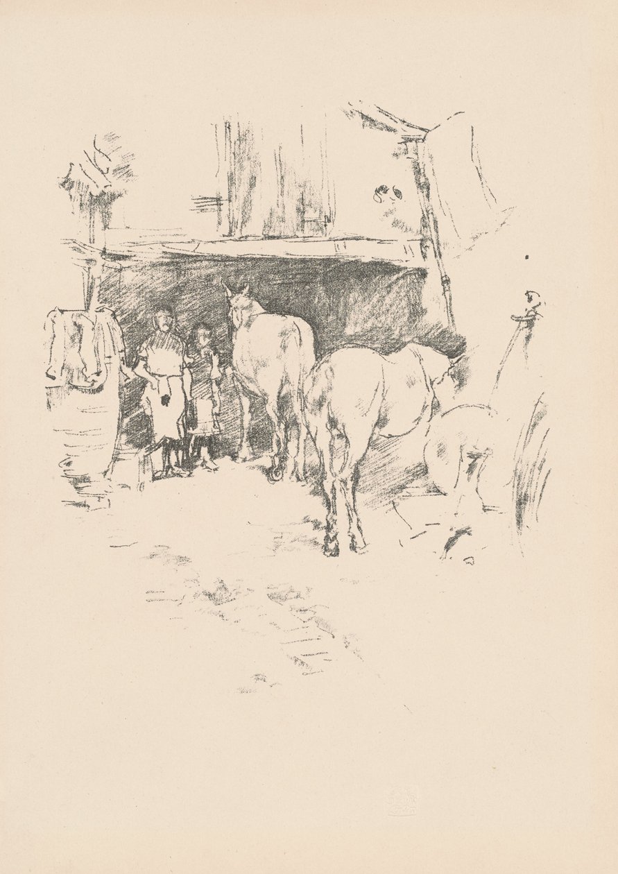A Smith udvara, 1895. alkotó: James Abbott McNeill Whistler