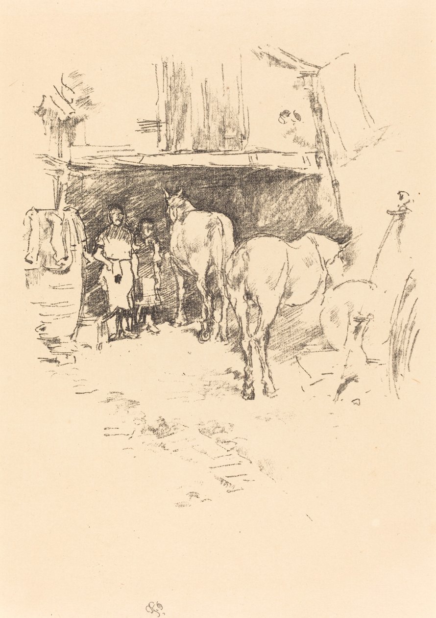 A Smith udvara, 1895. alkotó: James Abbott McNeill Whistler