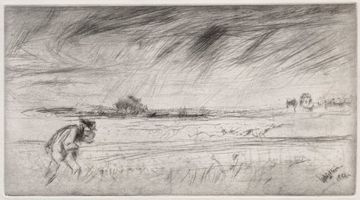 A vihar, 1861. alkotó: James Abbott McNeill Whistler