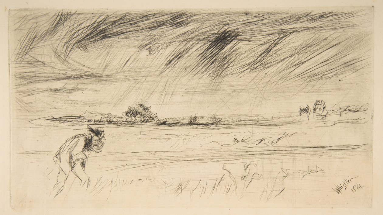 A vihar, 1861. alkotó: James Abbott McNeill Whistler