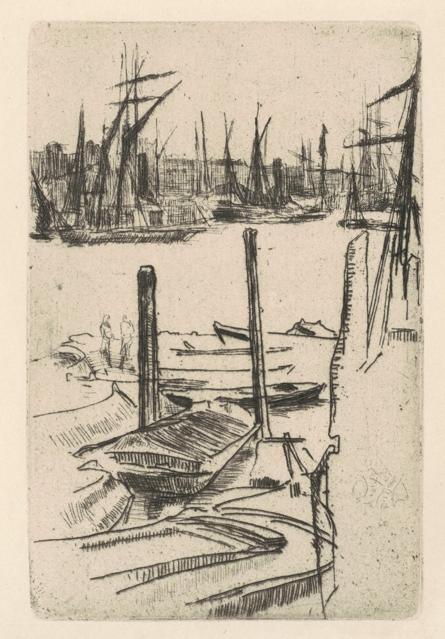Az apró medence, 18761878. alkotó: James Abbott McNeill Whistler