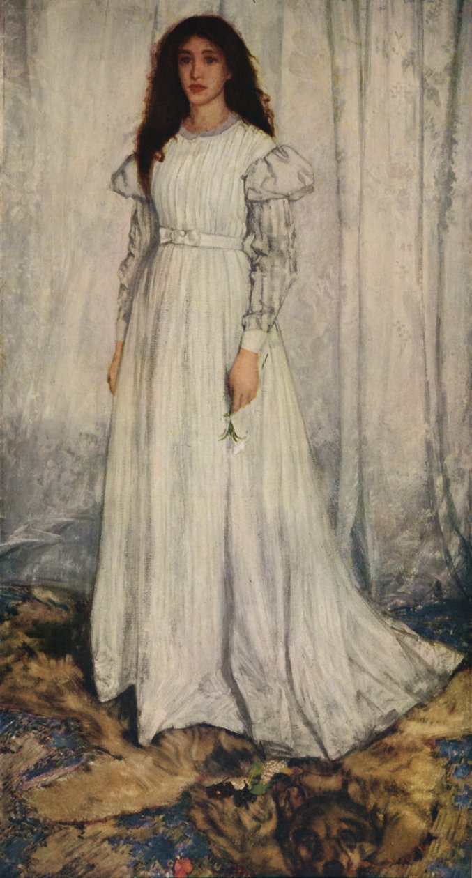 A fehér lány, 1862 alkotó: James Abbott McNeill Whistler