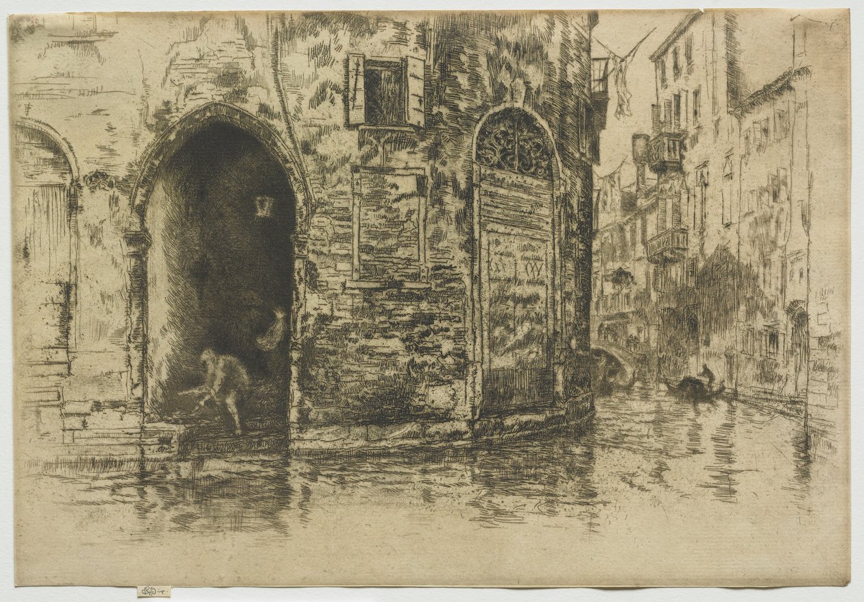 Két ajtó, 1880. alkotó: James Abbott McNeill Whistler