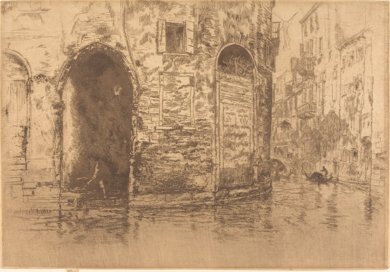 Két ajtó, c. 18791880. alkotó: James Abbott McNeill Whistler