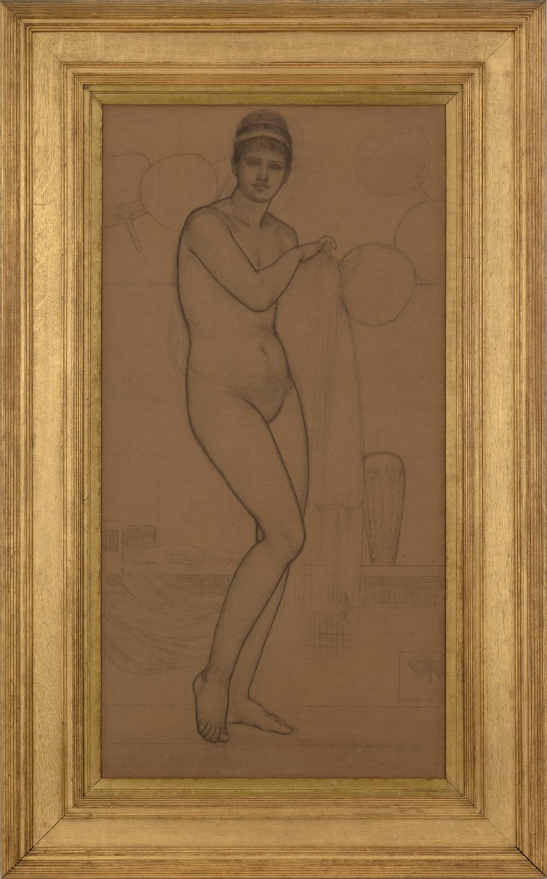 Álló Vénusz akt, 1869. alkotó: James Abbott McNeill Whistler