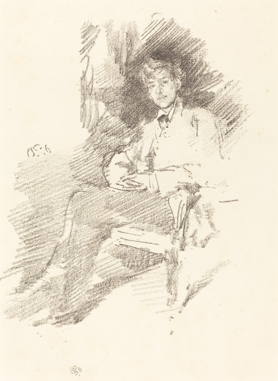 Walter Sickert, 1895. alkotó: James Abbott McNeill Whistler
