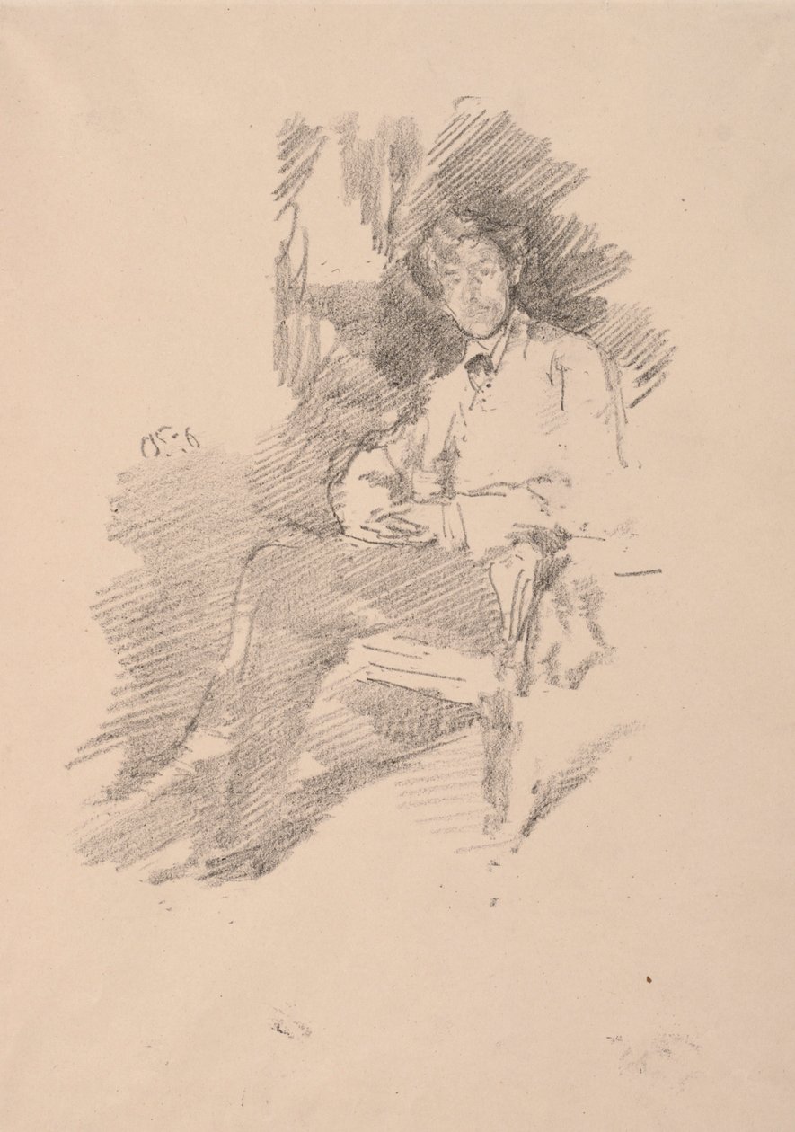 Walter Sickert, 1895. alkotó: James Abbott McNeill Whistler