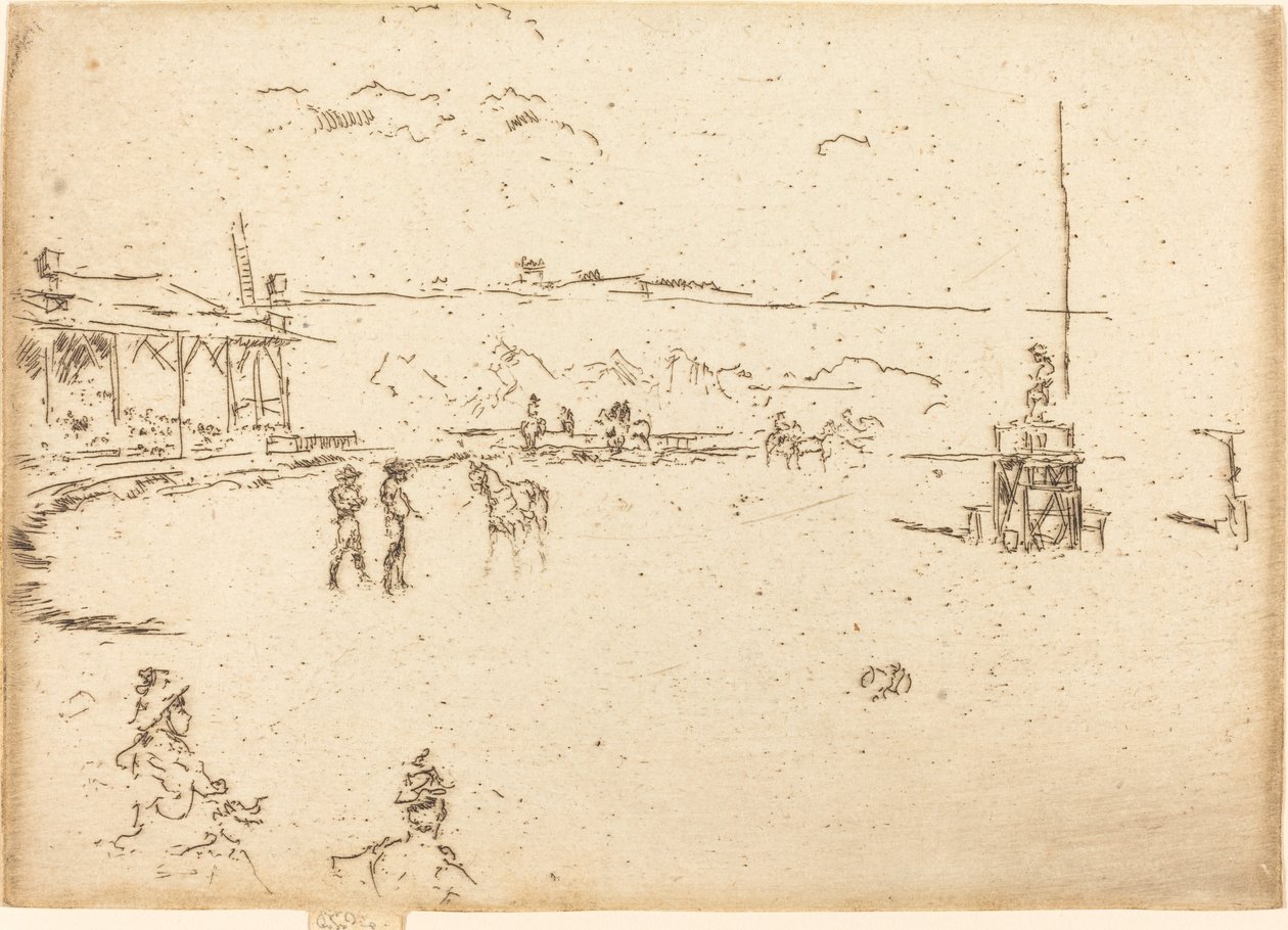 Vadnyugat, Buffalo Bill, 1887. alkotó: James Abbott McNeill Whistler