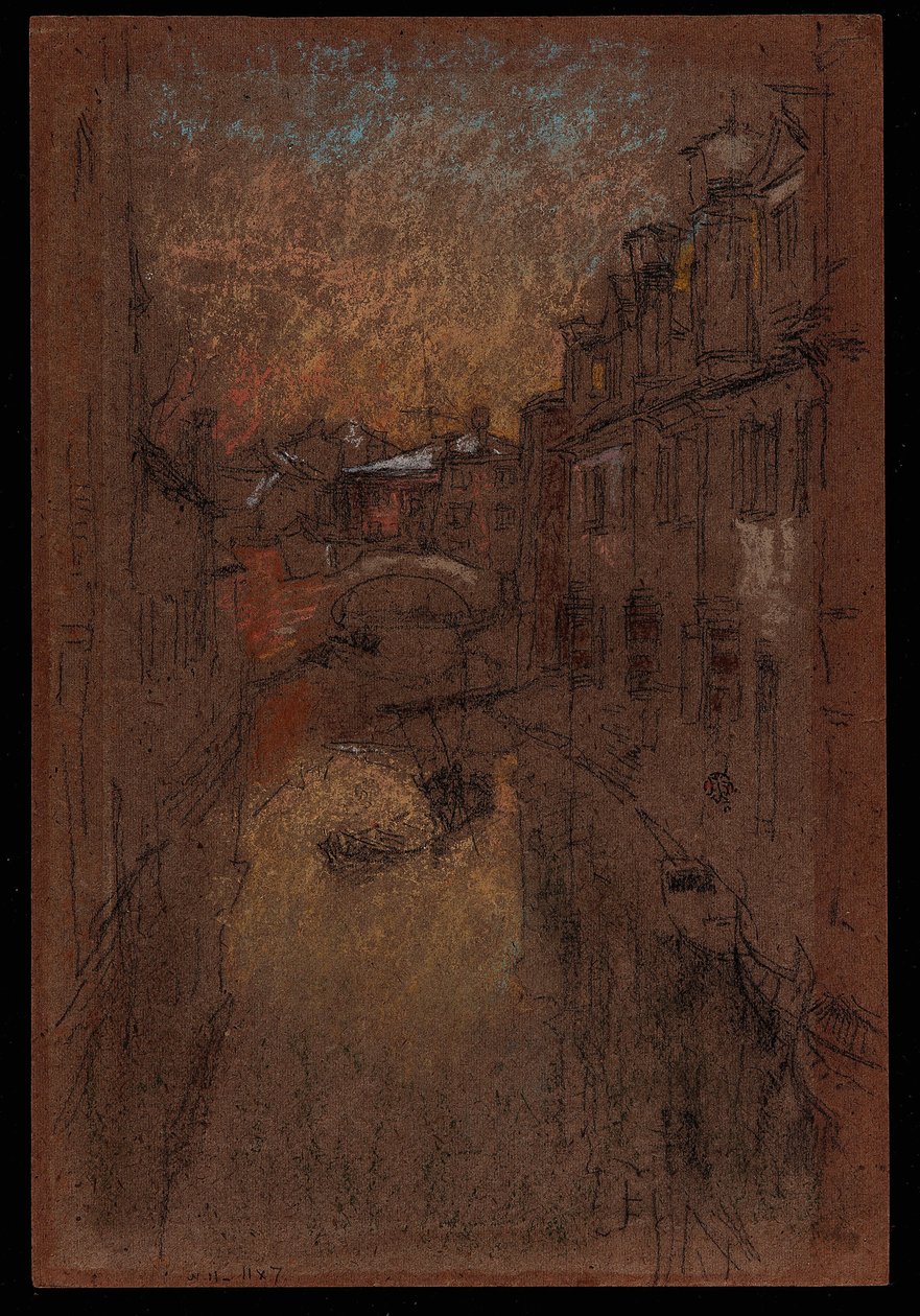 Téli este, 1879-1880. alkotó: James Abbott McNeill Whistler