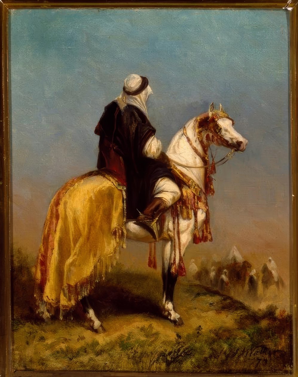 Egy arab lovas alkotó: James Alexander Walker
