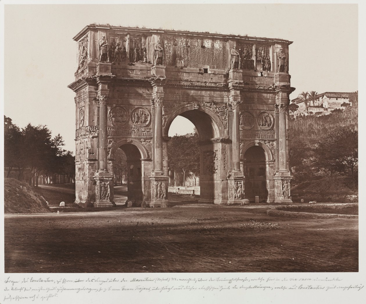 Konstantin diadalíve, Róma, Kr. e. 1858. alkotó: James Anderson