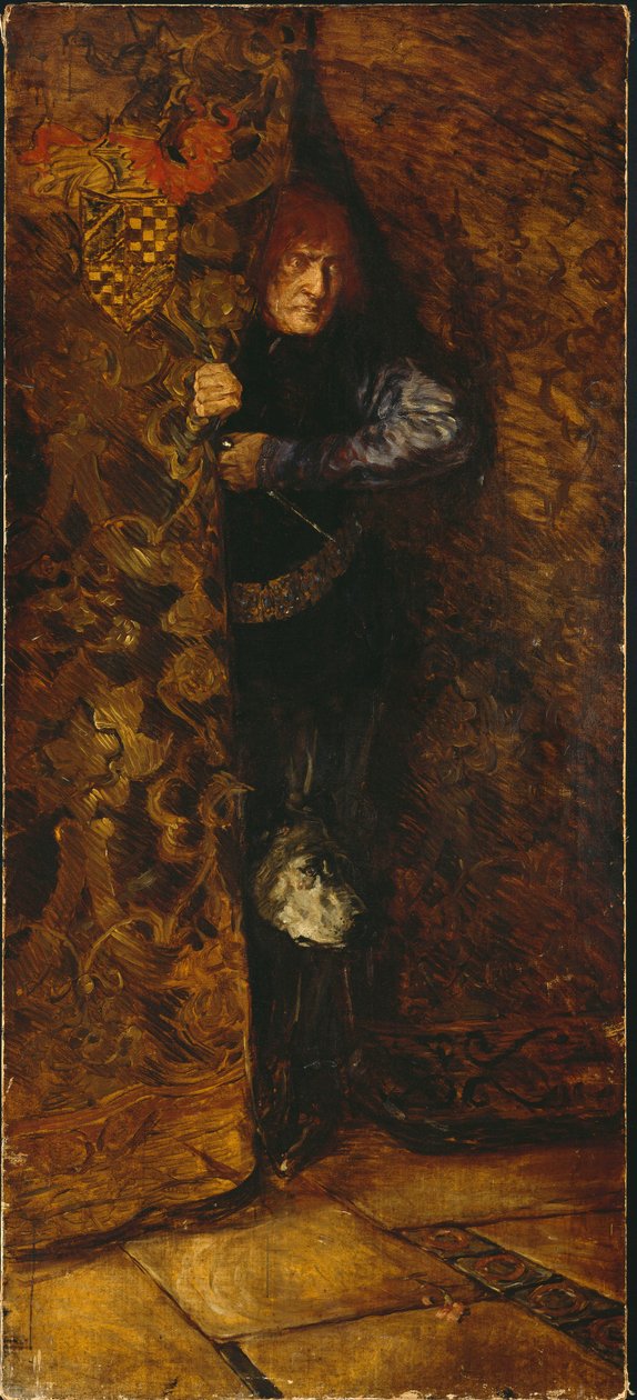 Henry Irving mint Macbeth, 1875 alkotó: James Archer