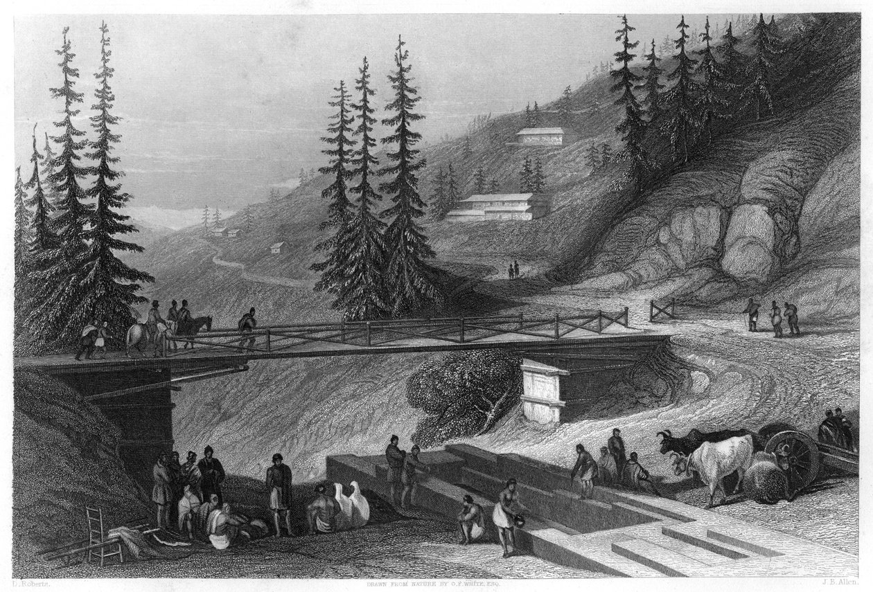 Simla, India, 1860. alkotó: James B. Allen