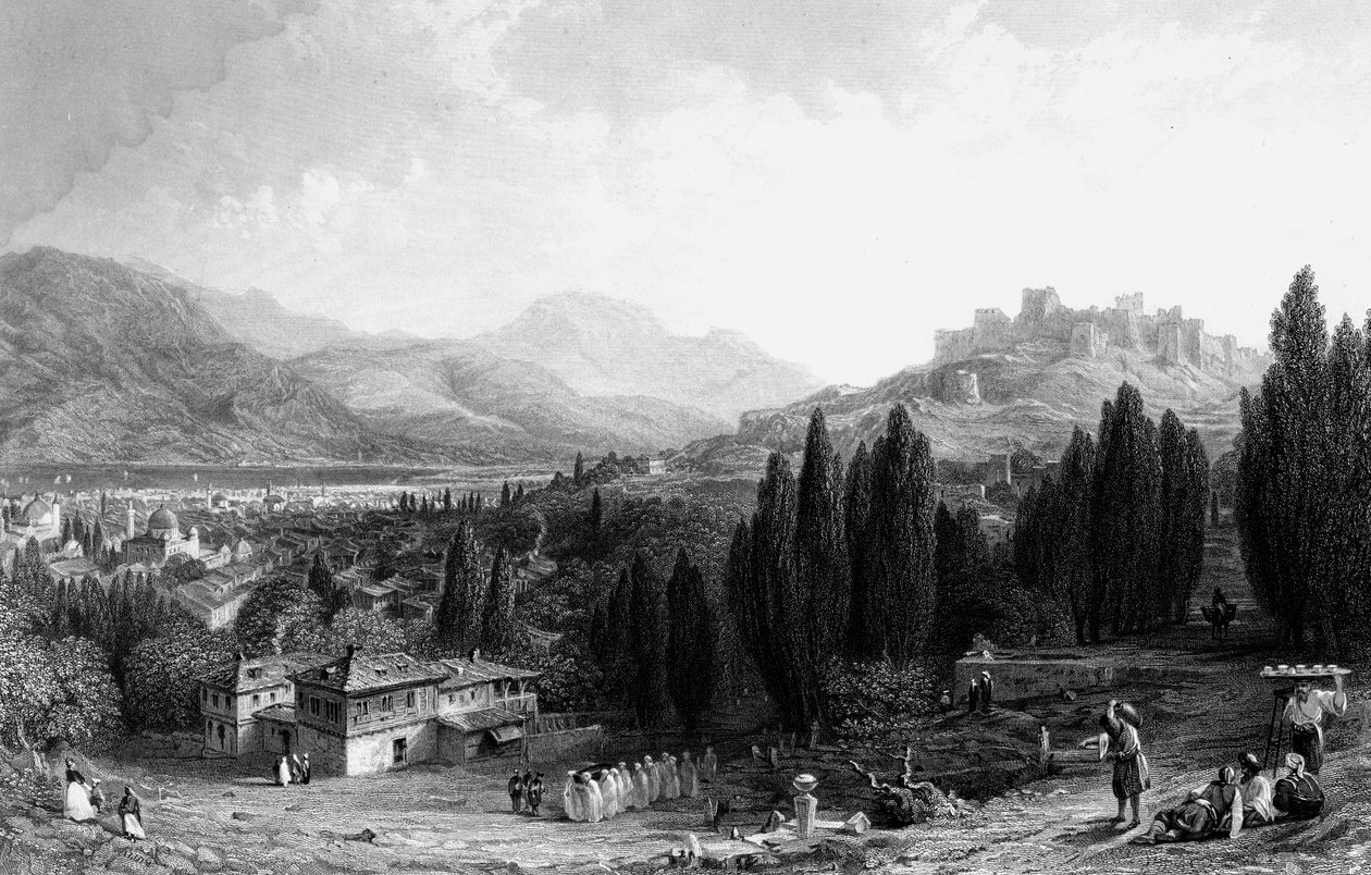 Szmyrna, Törökország, 19. század. alkotó: James B. Allen
