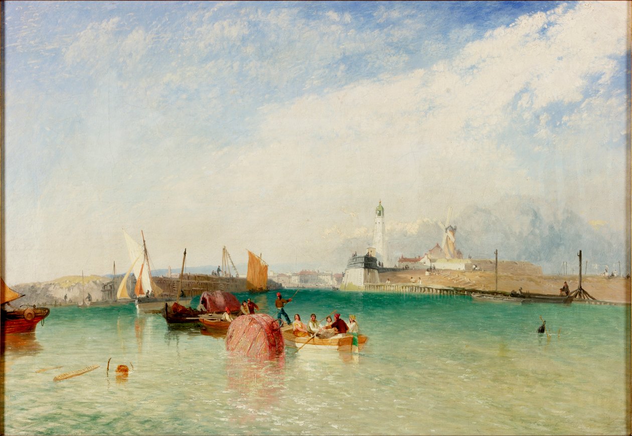 The Harbour, Littlehampton, 1851 alkotó: James Baker Pyne