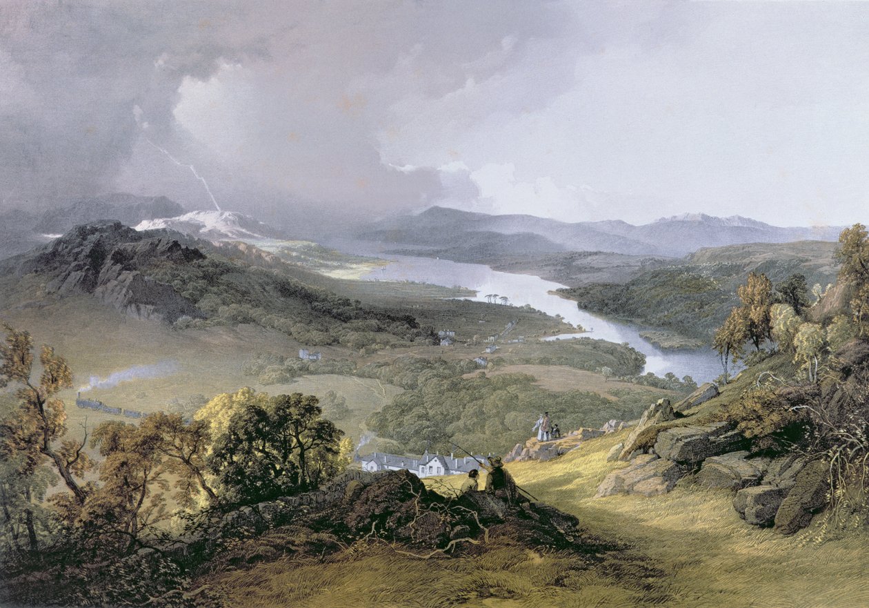 Windermere: Orrest Headtől alkotó: James Baker Pyne
