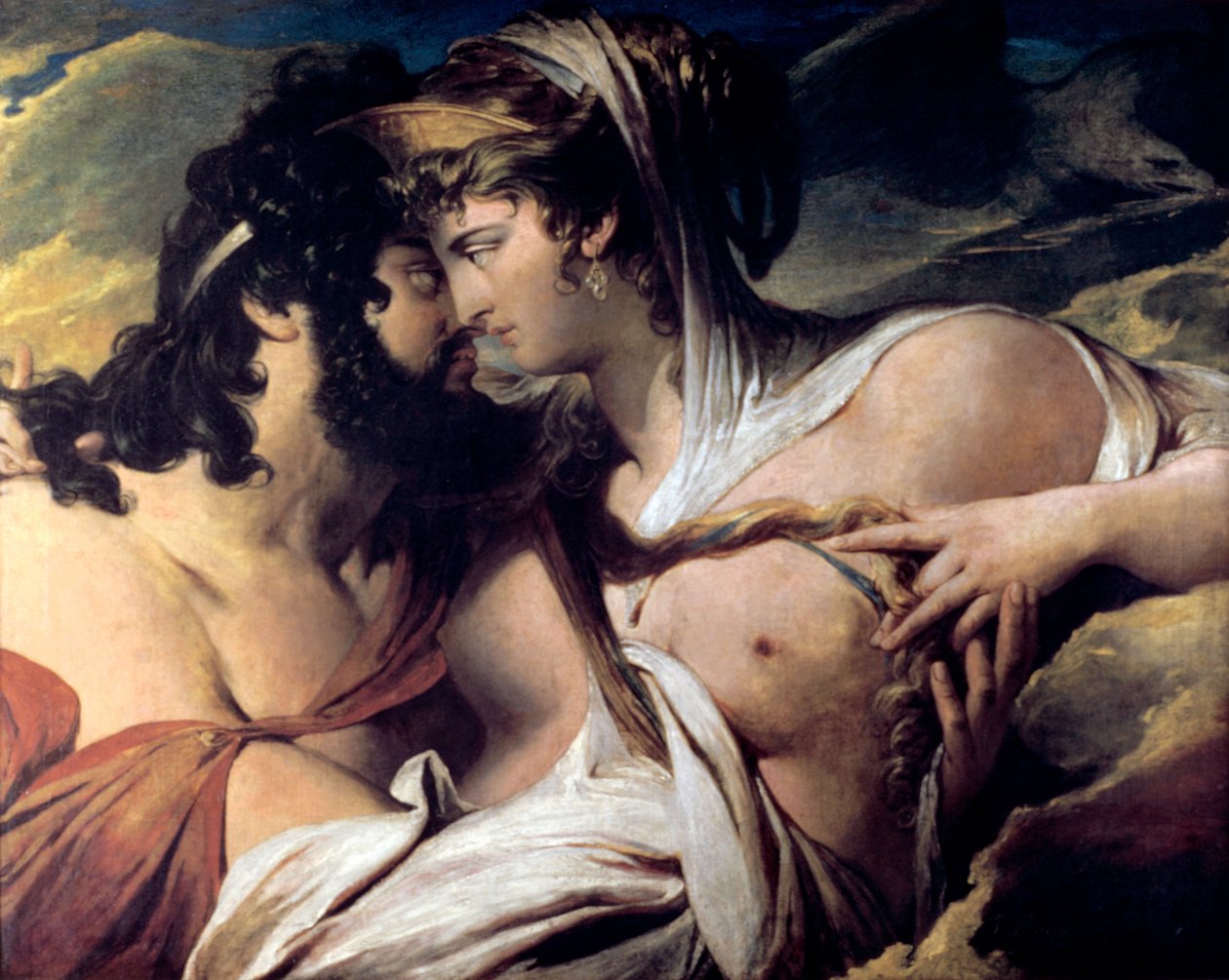 Jupiter, Juno megcsábította, XVIII. század elején alkotó: James Barry