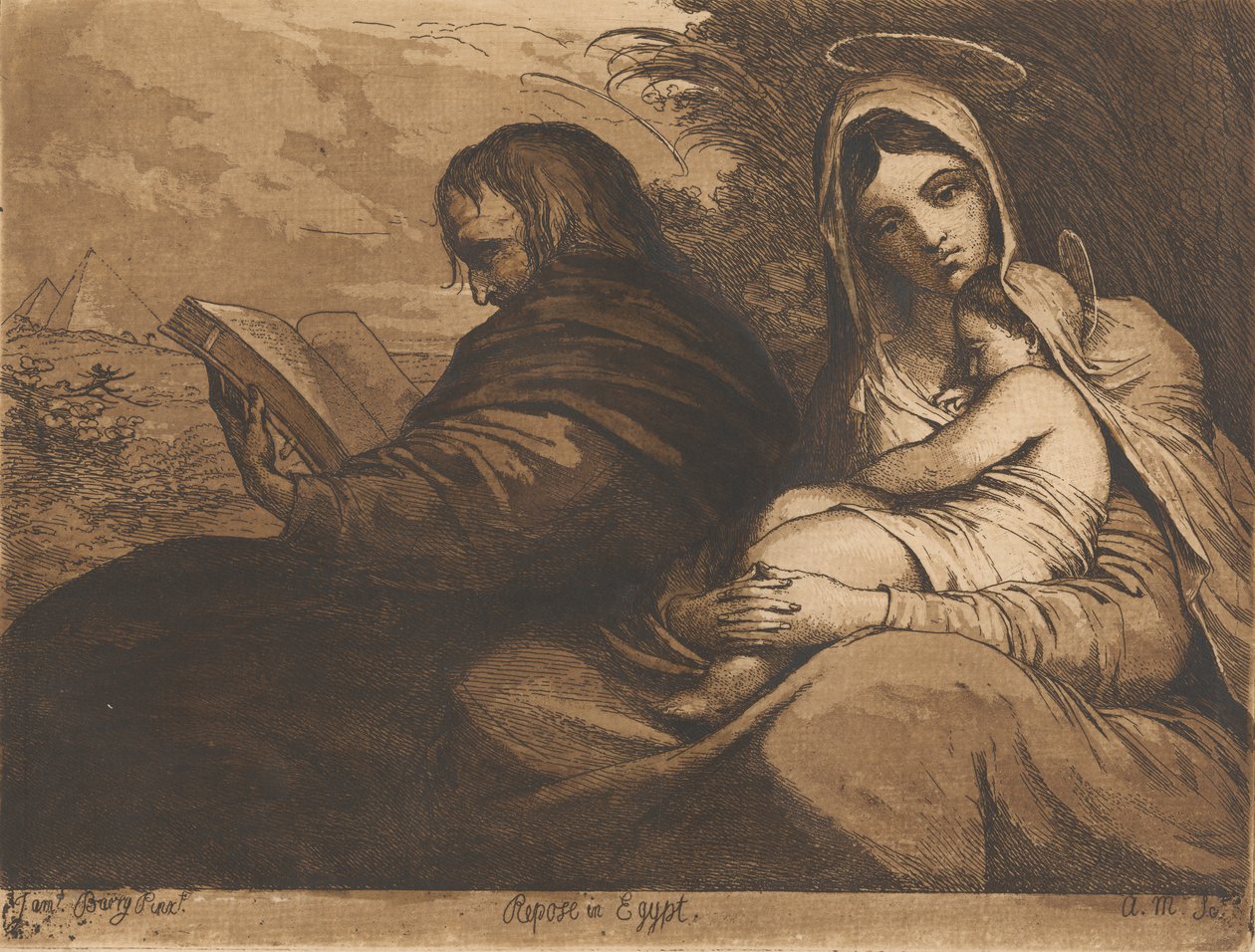 Pihenjen Egyiptomban alkotó: James Barry