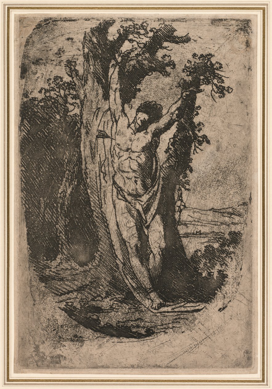 Szent Sebestyén, 1776 körül. alkotó: James Barry
